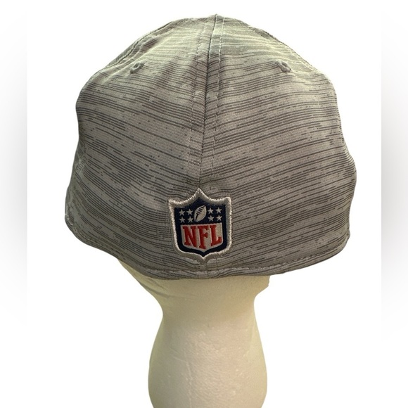 NFL New Era 39Thirty New York Jets Ball Cap Trucker Hat Grey & Green Med/Large - Picture 3 of 5